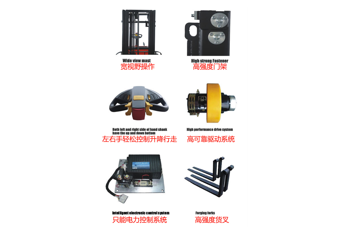 電動(dòng)堆高車配置